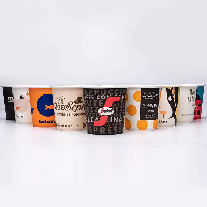 Bicchiere di carta a parete singola